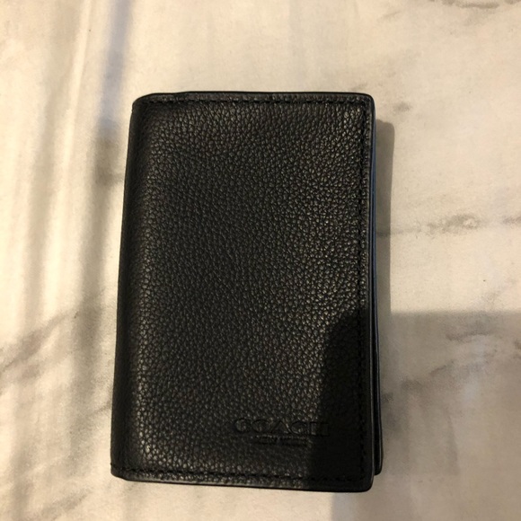 Coach Leather Mens Wallet NWOT - Picture 4 of 5